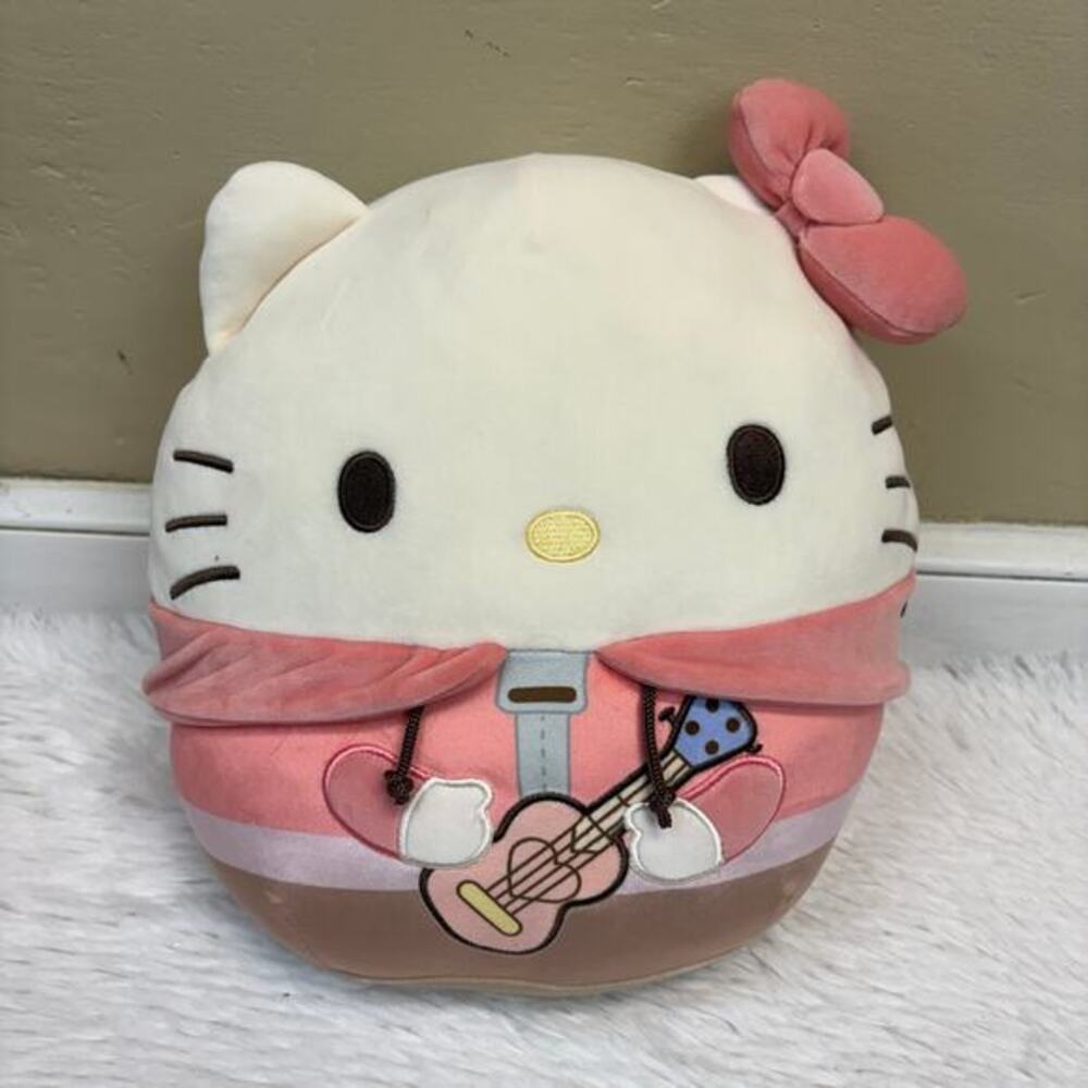 NWT Squishmallows Hello Kitty Camping 12” Plush